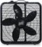 Black+Decker - 20” Box Fan with 3 Speed Settings - Black-Front_Standard