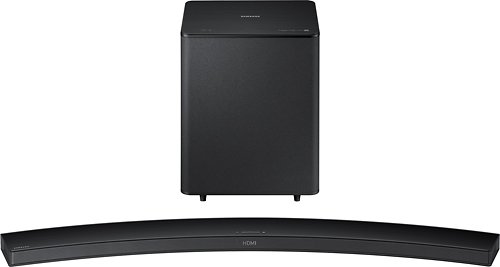  Samsung - 8.1-Channel Curved Soundbar with Subwoofer - Black