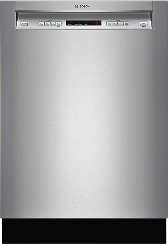  Bosch - 300 Series 24&quot; Tall Tub Built-In Dishwasher with Stainless-Steel Tub