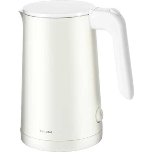 ZWILLING - Enfinigy Cool Touch 1-Liter Electric Kettle, Cordless Tea Kettle & Hot Water - White-Front_Standard 