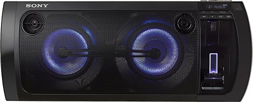  Sony - 420W Portable Party Speaker System with Apple® iPod® and iPhone® Dock - Black