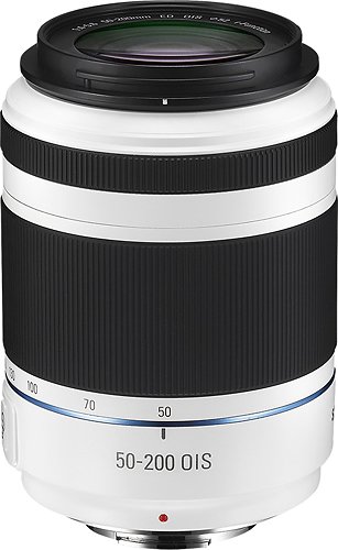 NX 50-200mm F4-5.6 ED OIS II Telephoto Zoom Lens for Samsung NX Digital Cameras - White-Front_Standard 
