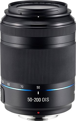 NX 50-200mm f/4-5.6 ED OIS II Telephoto Zoom Lens for Most Samsung NX Cameras - Black-Front_Standard 