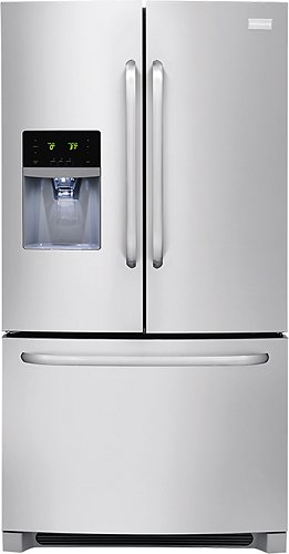  Frigidaire - 26.7 Cu. Ft. French Door Refrigerator with Thru-the-Door Ice and Water - Stainless steel