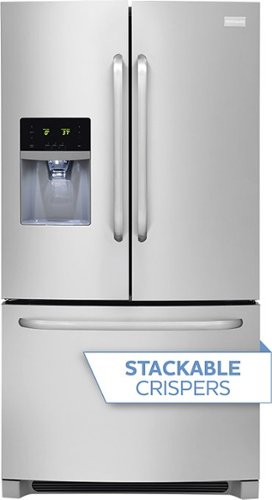 Frigidaire - 26.7 Cu. Ft. French Door Refrigerator with Thru-the-Door Ice and Water - Stainless Steel-Alt_View_Standard_15 