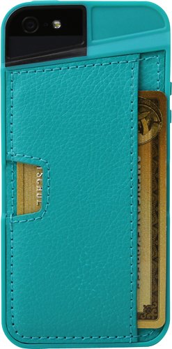  CM4 - Q Card Wallet Case for Apple® iPhone® SE, 5s and 5 - Pacific Green