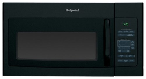 Hotpoint - 1.6 Cu. Ft. Over-the-Range Microwave - Black
