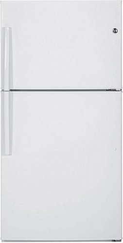  GE - 21.2 Cu. Ft. Top-Freezer Refrigerator