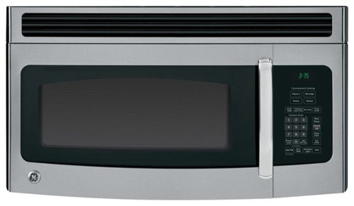 GE - 1.5 Cu. Ft. Over-the-Range Microwave - Stainless steel-Front_Standard 