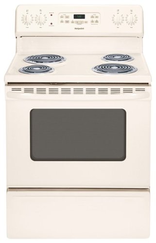 Hotpoint - 5.0 Cu. Ft. Self-Cleaning Freestanding Electric Range - Bisque-on-Bisque