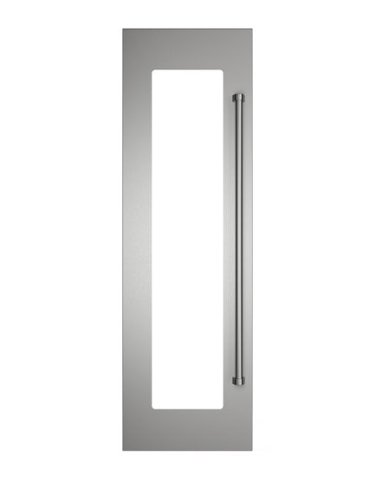 24"W. Door Panel for Viking Veil FDWCIC7240L Left Hinge Wine Models - Stainless Steel