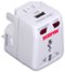 Sunpak - Universal Travel Power Adapter for Select Electronic Devices - White-Front_Standard
