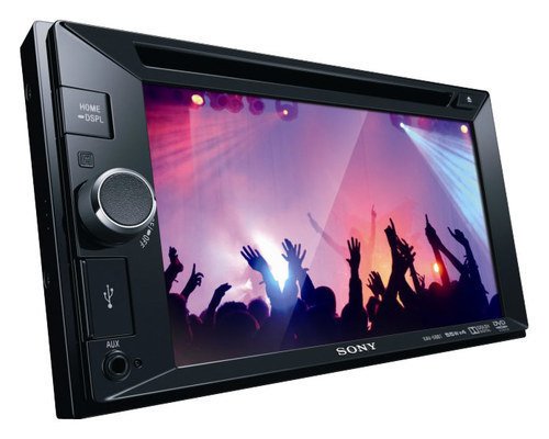  Sony - 6.2&quot; - CD/DVD - Built-In Bluetooth - Apple® iPod®-Ready - In-Dash Receiver - Black