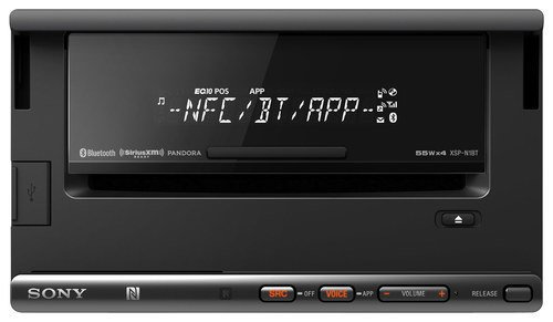 Sony - CD - Built-In Bluetooth - Apple® iPod®- and Satellite Radio-Ready In-Dash Receiver - Black-Front_Standard 