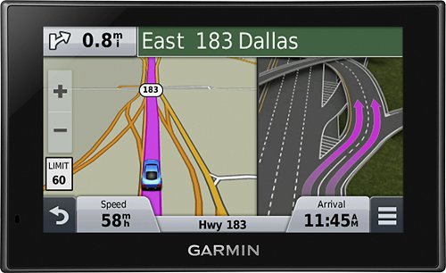 Garmin - nüvi 2539LMT 5" GPS with Lifetime Map Updates and Lifetime Traffic Updates - Black-Front_Standard 