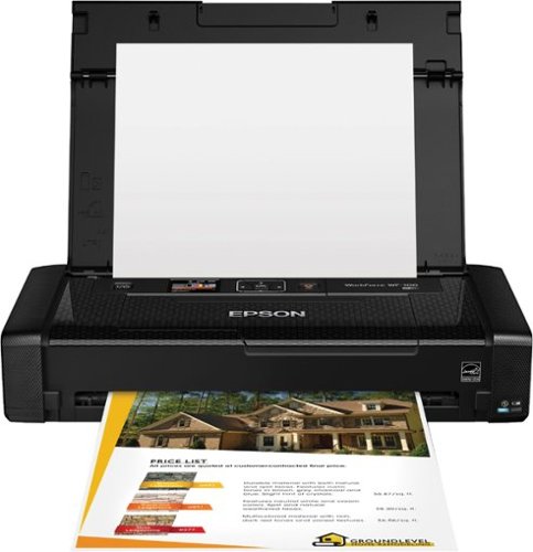  Epson - WorkForce WF-100 Mobile Wireless Printer - Black