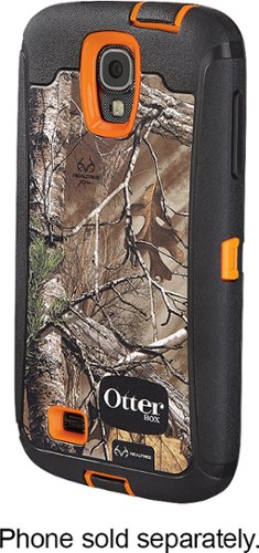 Otterbox - Defender Series Case for Samsung Galaxy S 4 Mobile Phones - Blaze Orange/Realtree Black Camo