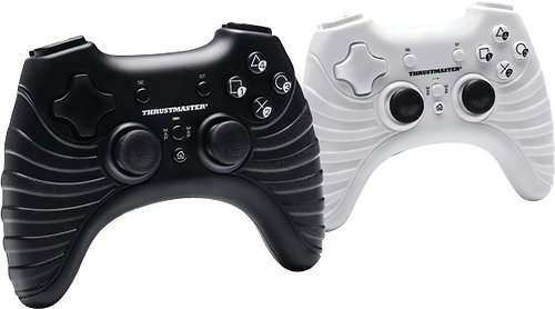  Thrustmaster - T-Wireless Gamepad Duo Pack for PlayStation 3 and Windows - Black/White