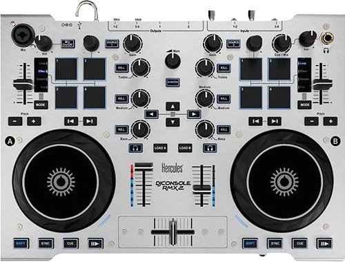  Hercules - DJ Console RMX 2 2-Deck DJ Controller - Black