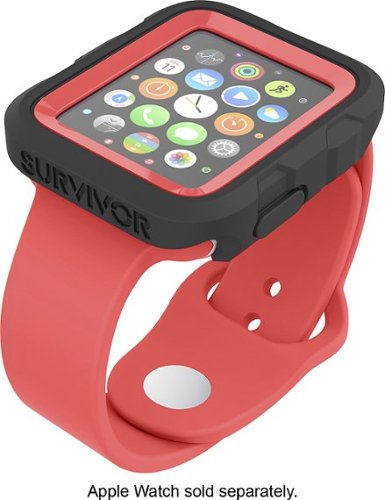  Griffin - Survivor Tactical Cover for Apple Watch™ 42mm - Coral Fire