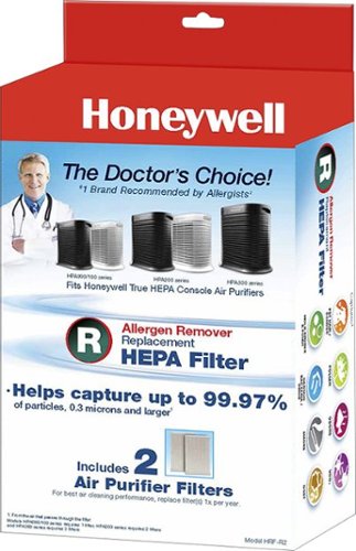 Honeywell HEPA Replacement Filter 2-pk HRF-R2 - White