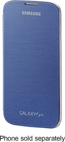  Flip-Cover Case for Samsung Galaxy S 4 Mobile Phones - Blue