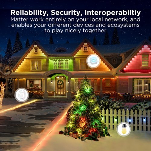 Govee Wi-Fi RGBIC Outdoor Permanent String Lights 100ft - White SHOP ONLINE