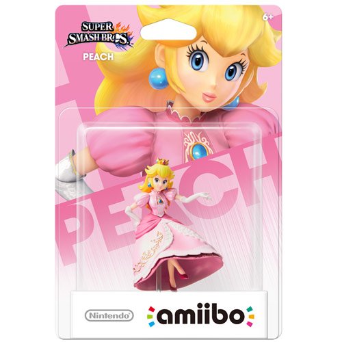 Nintendo amiibo Figure (Peach) - Pink WORLDWIDE DELIVERY