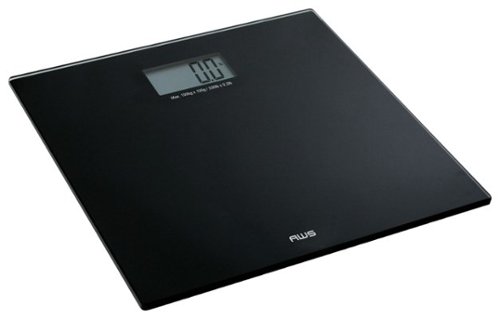  American Weigh Scales - Talking Digital Bathroom Scale - Black