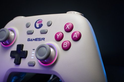 GameSir Nova Wireless HD Rumble Controller for Nintendo Switch, PC, Steam with Hall effect Sticks, Motion Control & RBG Lighting - White BUY IN QATAR