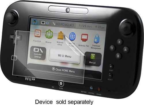  ZAGG - InvisibleShield HD Screen for Nintendo Wii U - Clear