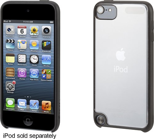 Griffin - Reveal Hard Shell Case for Apple® iPod® touch 5th Generation - Black/Clear