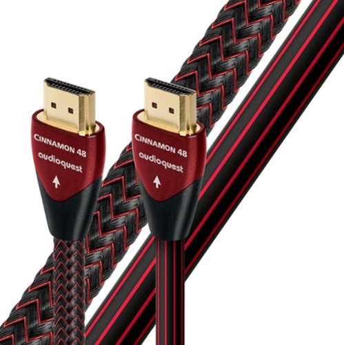 AudioQuest Cinnamon 48 16.4'   4K-8K-10K 48Gbps   HDMI Cable - Red on Black SHOP ONLINE