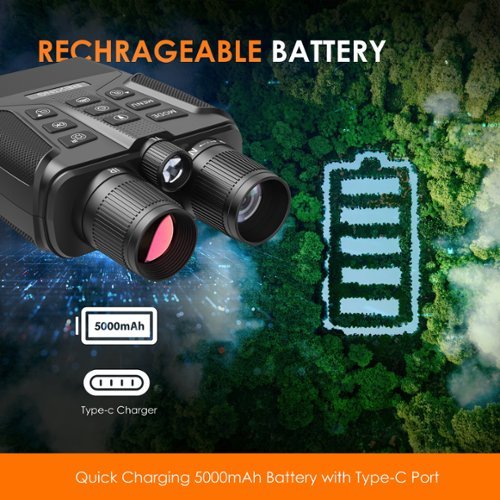 Rexing B1 Binoculars w/ Compass and Flashlight - Black WHERE TO BUY