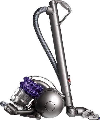  Dyson - Ball Compact Animal Bagless Canister Vacuum - Iron/Purple