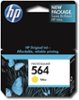 HP - 564 Standard Capacity Ink Cartridge - Yellow-Front_Standard