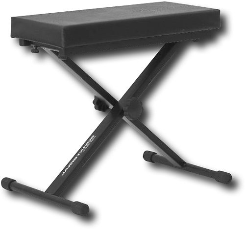  JamStands - Medium Keyboard Bench - Black