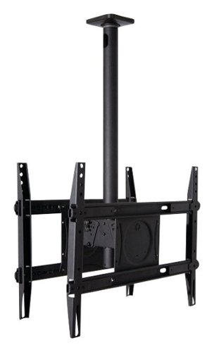  Omnimount - Dual TV Ceiling Mount for Most 32&quot; - 65&quot; Flat-Panel TVs - Black