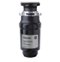 GE - 1/2 HP Continuous Feed Garbage Disposer - Black-Front_Standard