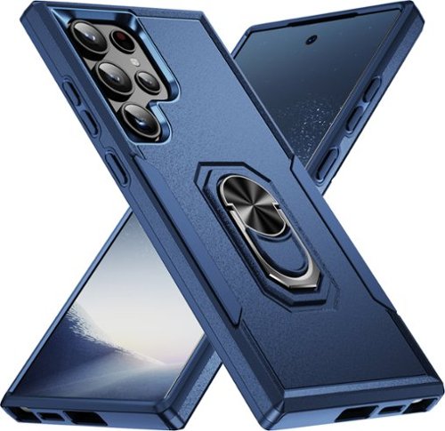 SaharaCase ArmorPro Kickstand Case for Samsung Galaxy S24 Ultra - Navy Blue GLOBAL SHIPPING