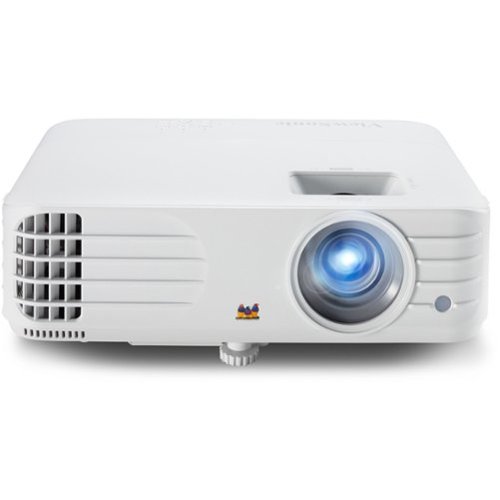 ViewSonic - PG706WU 4000 Lumens WUXGA Projector with RJ45 LAN Control, Vertical Keystone and Optical Zoom - White-Front_Standard 