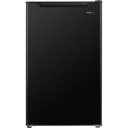 Front. Danby - Danby DAR032B2BM 3.2 Cu. Ft. Black Compact Refrigerator - Black.