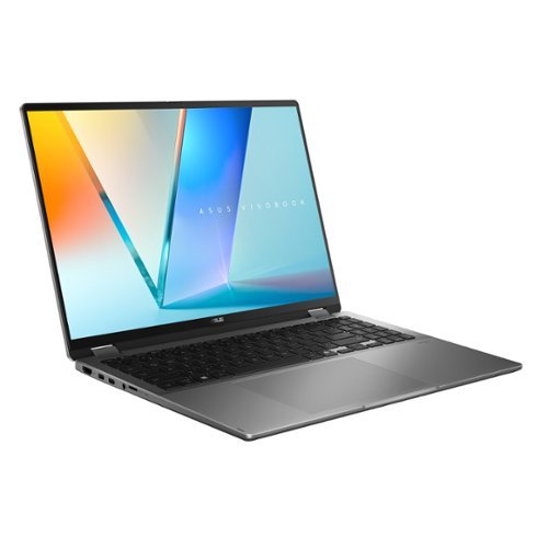 ASUS Vivobook 16 Flip - 16 3K OLED Touch Laptop - Copilot+ PC - Intel Core Ultra 7 256V with 16GB Memory - 512GB SSD - Matte Gray BUY IN EUROPE