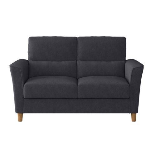 CorLiving - Georgia 2-Seat Fabric Upholstered Loveseat Sofa