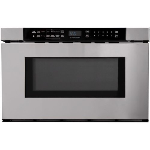 Sharp - 24-inch Built-In Microwave Drawer Oven - Stainless Steel