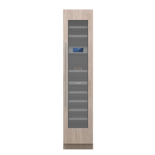Thermador - Freedom Collection 65-Bottle 3-Zone Smart Built-in Wine Preservation Column with Presenter - Custom Panel Ready