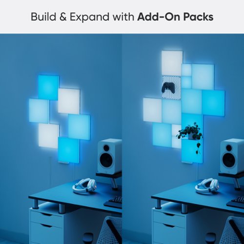 Nanoleaf Blocks Squares Smarter Kit - Smart LED Wall Light Panels (6pk) - Multicolor SHOP ONLINE