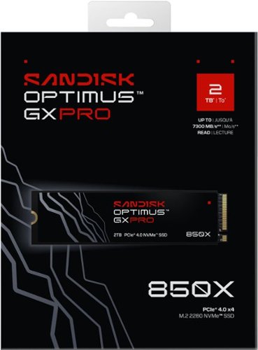 SANDISK 2TB Optimus GX PRO 850X PCIe 4.0 x4 M.2 2280 NVMe SSD
