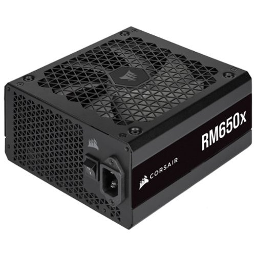 CORSAIR - RMx Series RM650x 80 PLUS Gold Fully Modular ATX Power Supply - Black-Front_Standard 