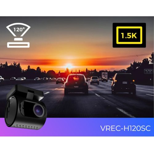 Pioneer Universal Compatibility Compact dash camera with 1.5K resolution and a 120° wide-angle view - Black WHERE TO BUY